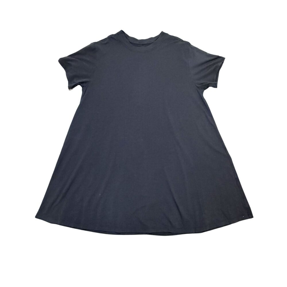 Lululemon Black All Yours Tee Dress Size 6/8 Oversized Casual Athleisure Dress